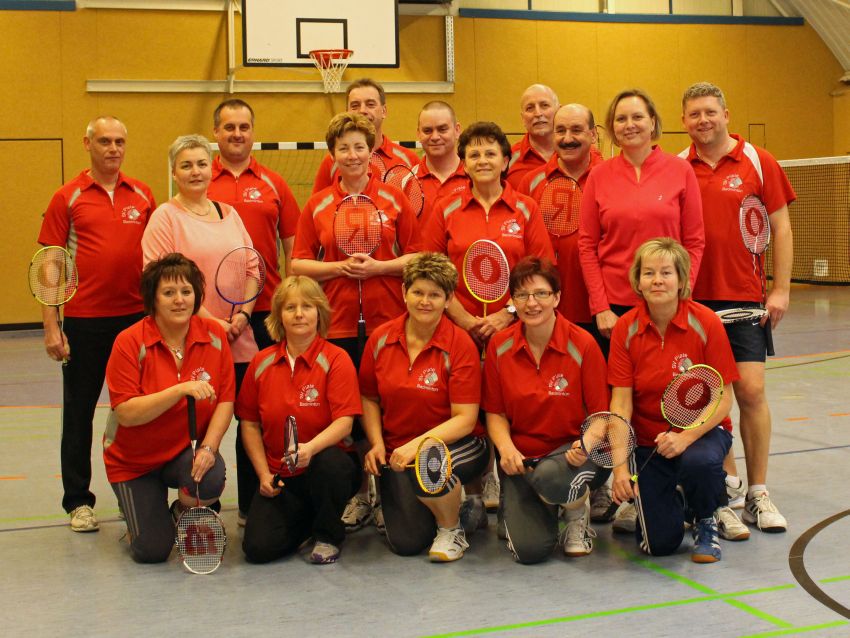 Badminton Gruppenbild